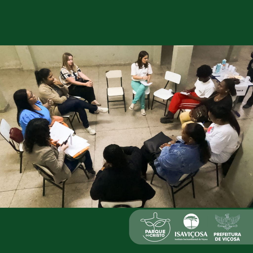 Equipe de Educação Ambiental se reúne com professoras do CMEDJAF