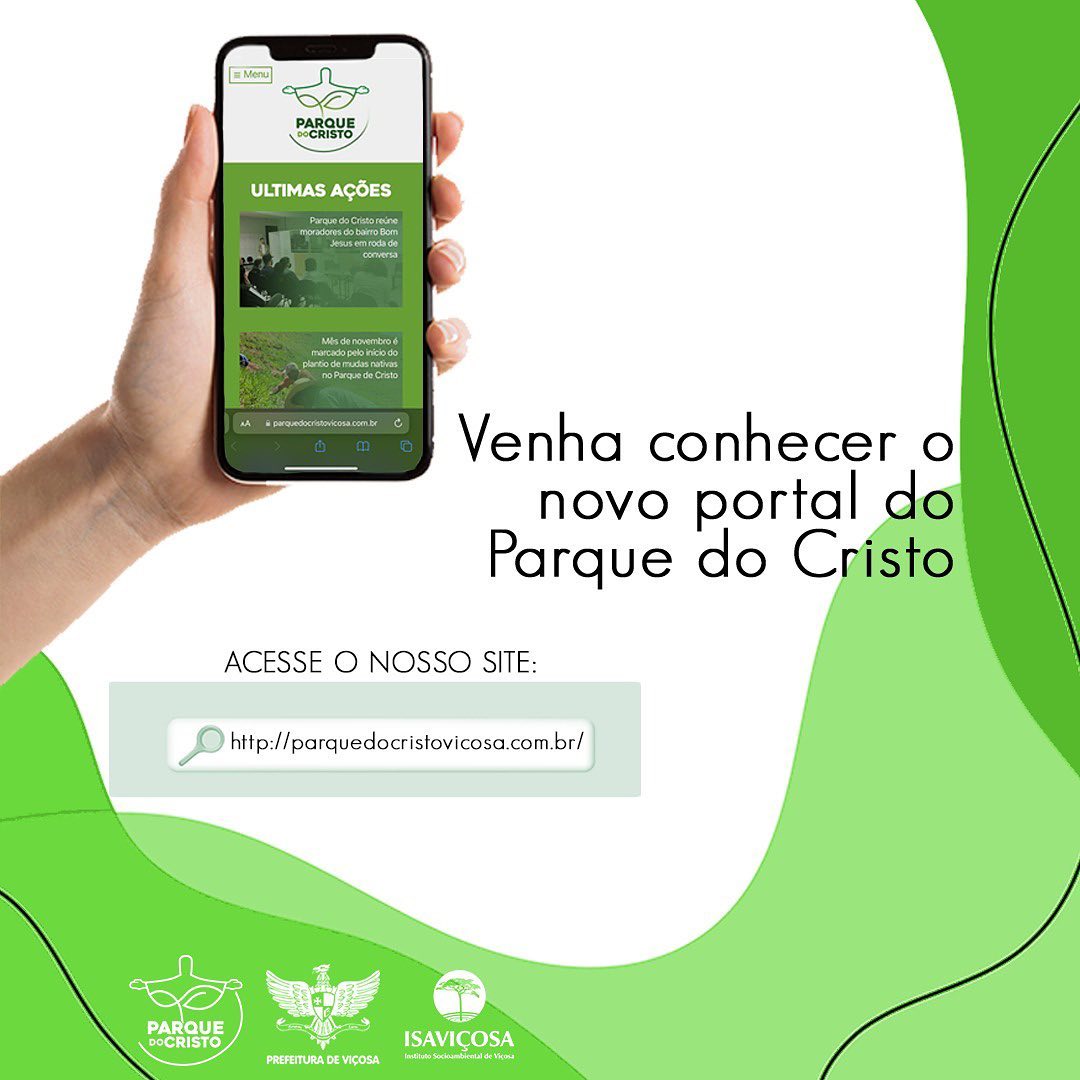 Lançamento do site oficial do Parque do Cristo