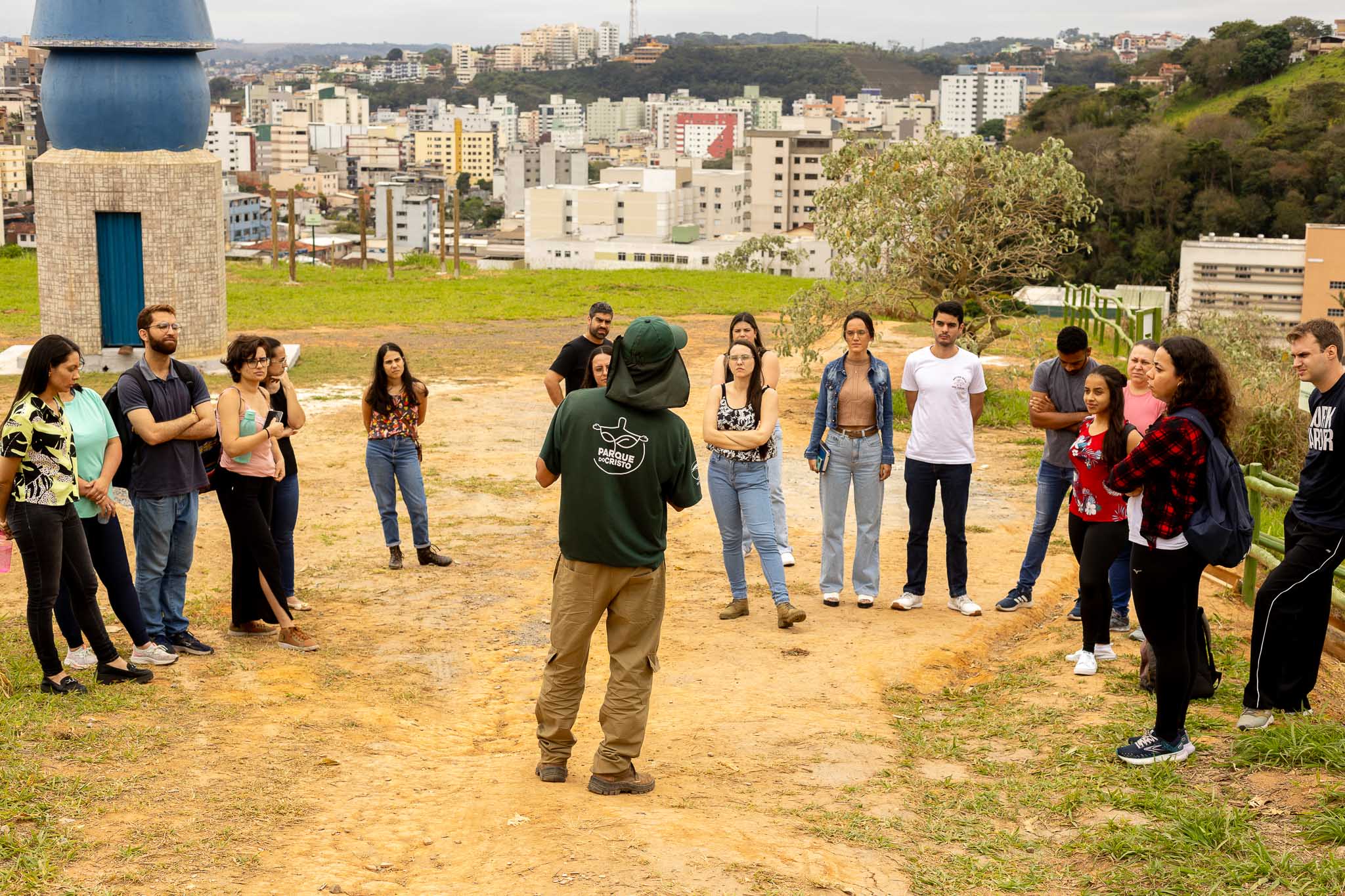 Visita da equipe eMulti de profissionais da saúde ao Parque
