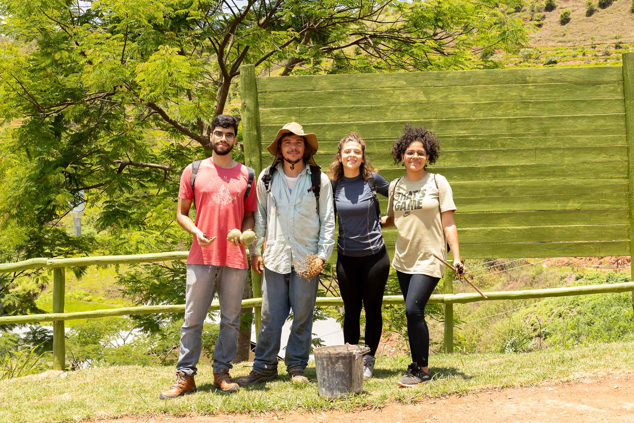Estagiários voluntários do Programa de Recuperação Ambiental do Parque iniciam atividades