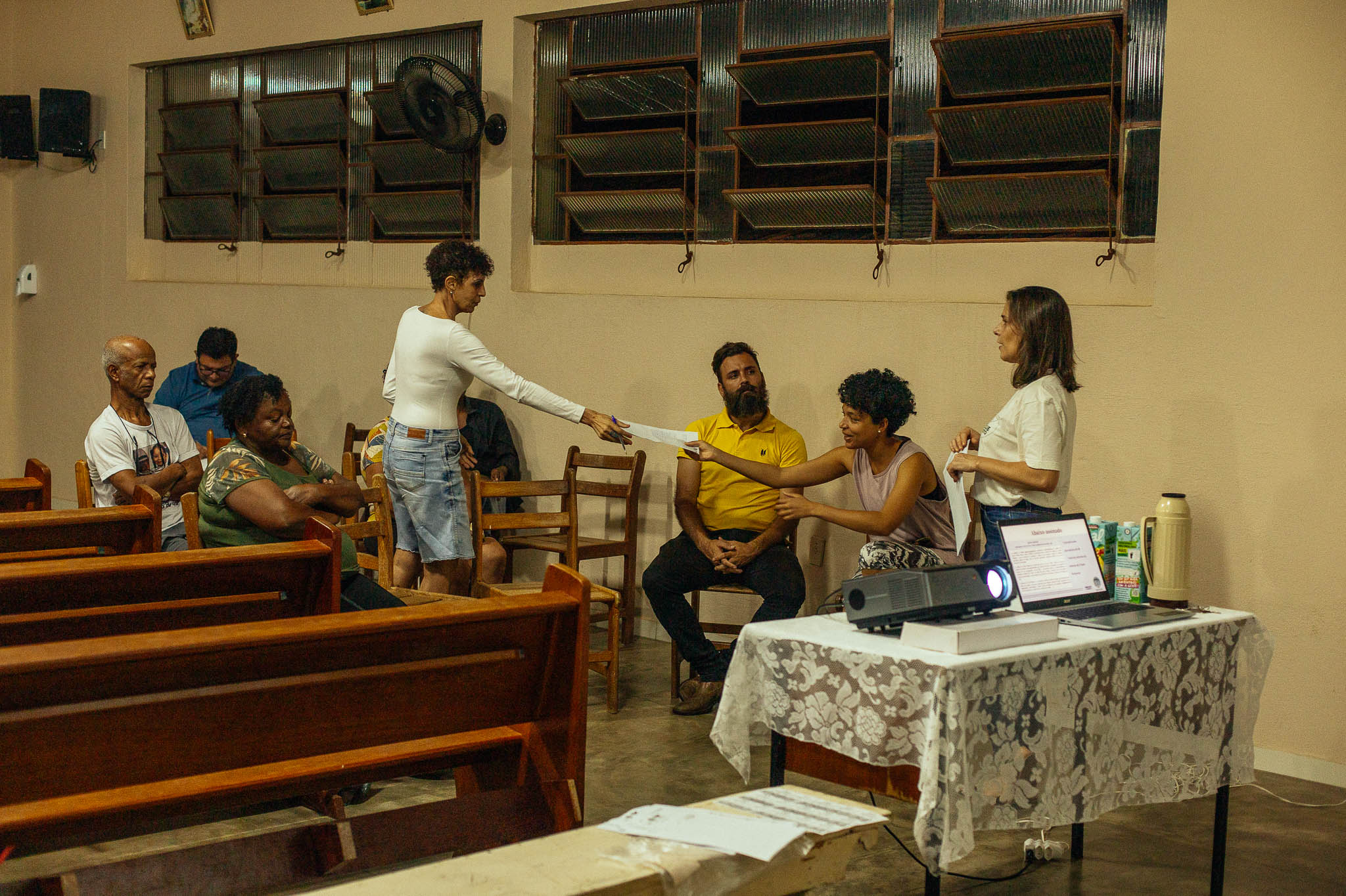 Votação para escolha da mascote do Parque do Cristo no “Café com o Parque” do Bela Vista