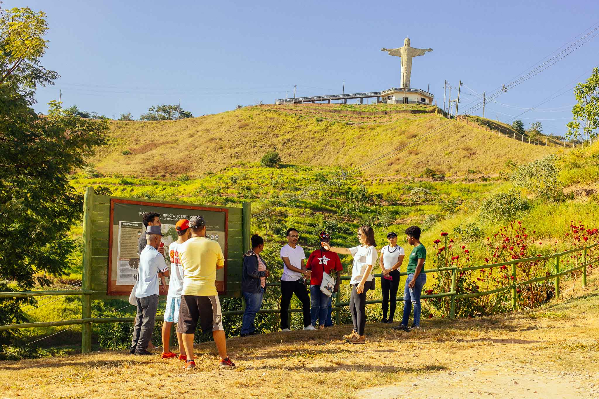 Troca de conhecimentos sobre plantas medicinais no Parque do Cristo