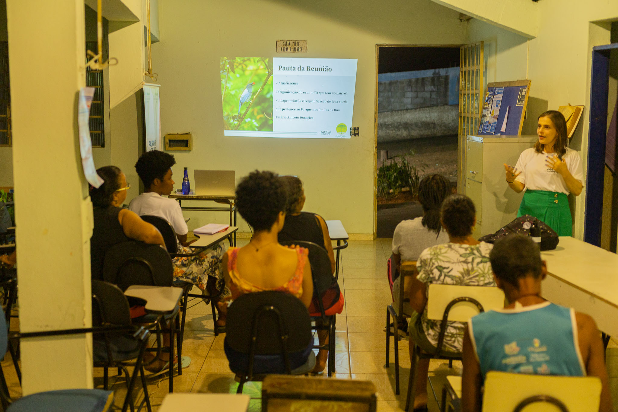 Mais uma edição do Café com o Parque no bairro Bela Vista