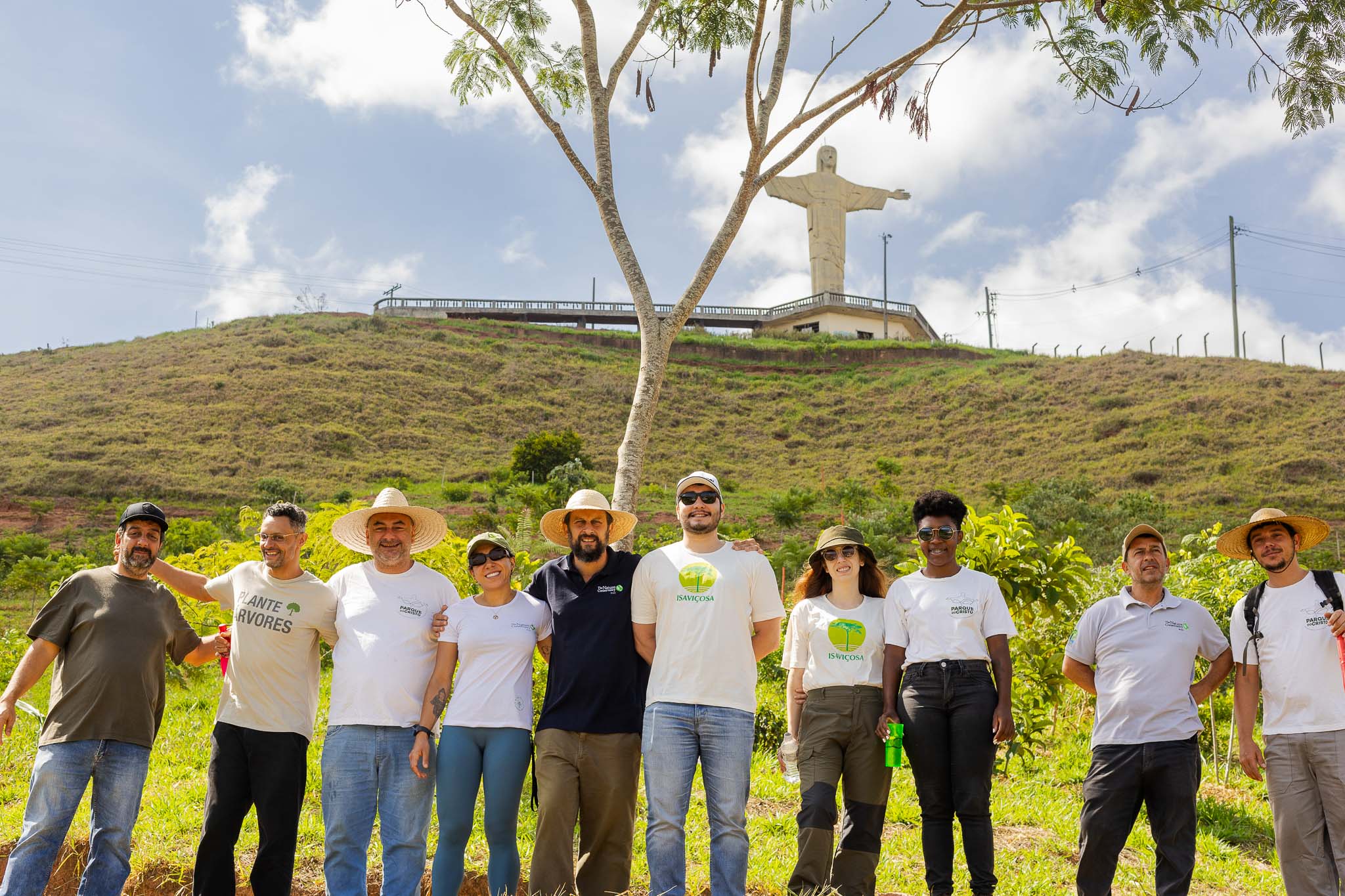 Visita da TNC e HYUNDAI ao Parque do Cristo