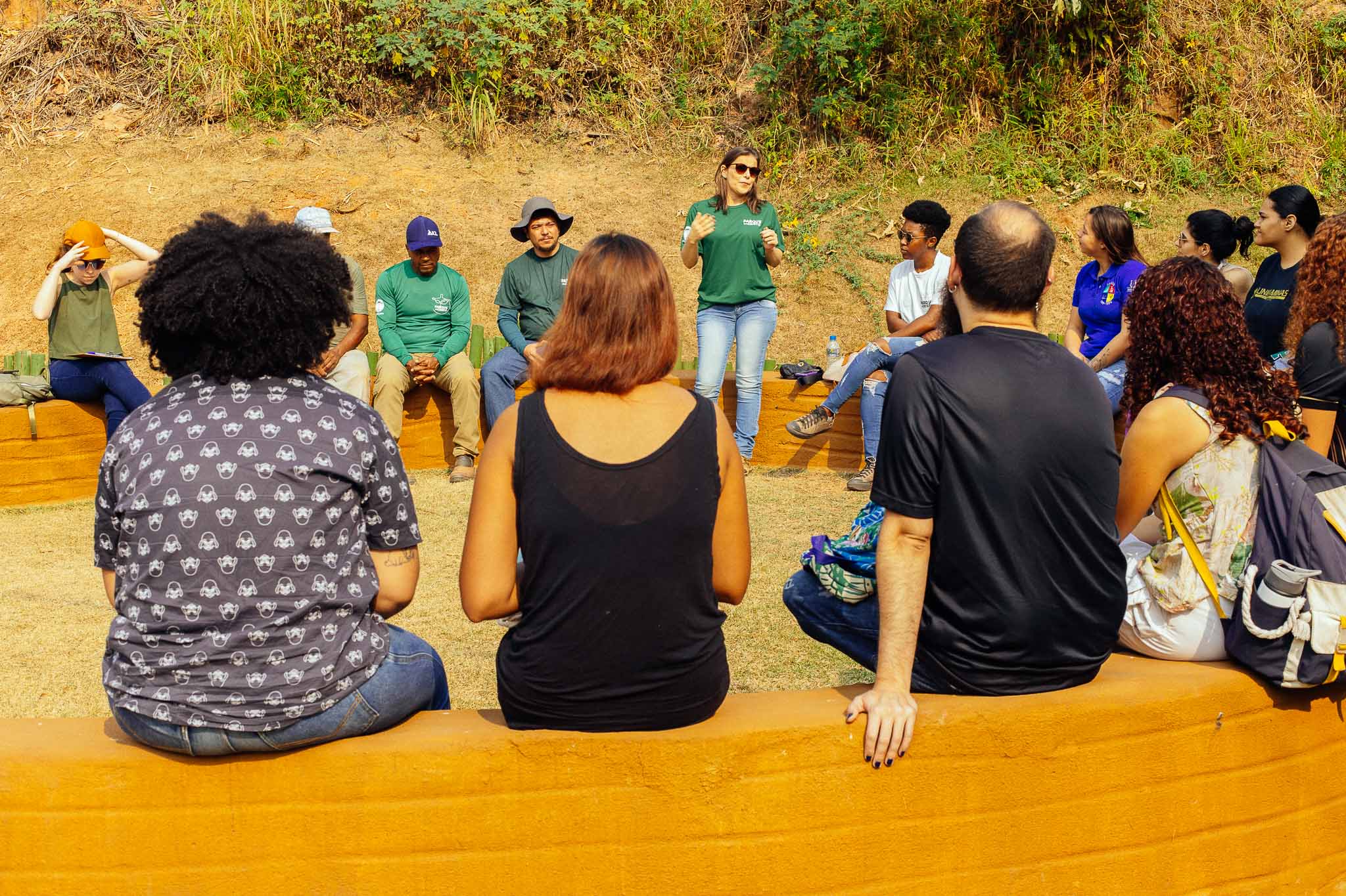 Estudantes da UFV, da disciplina Recuperação de Áreas Degradadas, visitam o Parque
