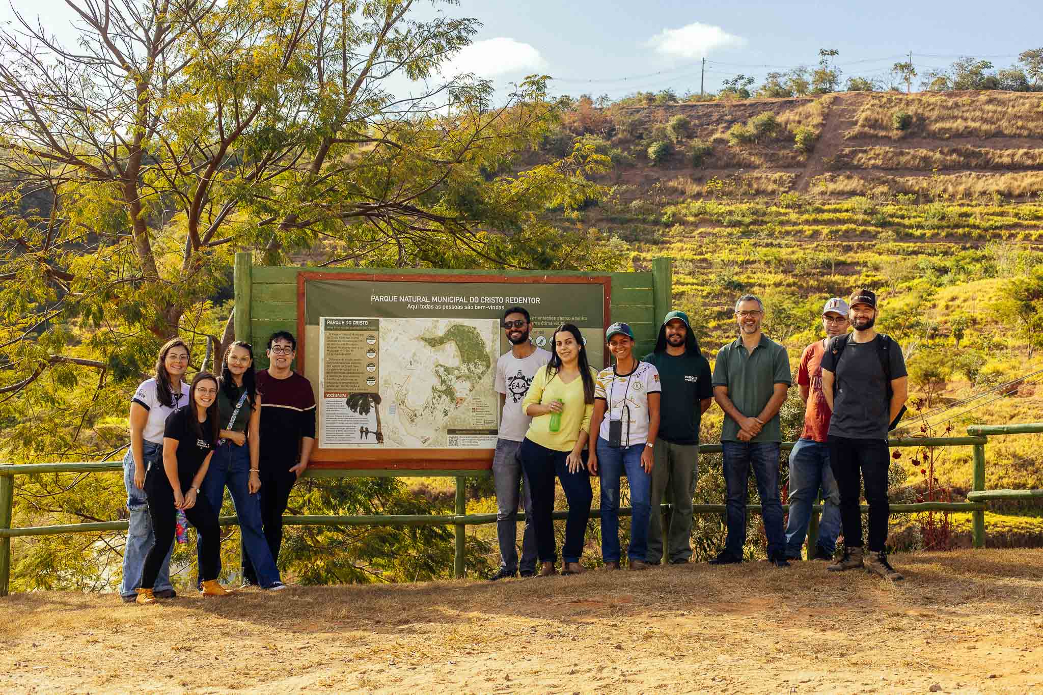 Turma de Engenharia Agrícola e Ambiental da UFV visita o Parque