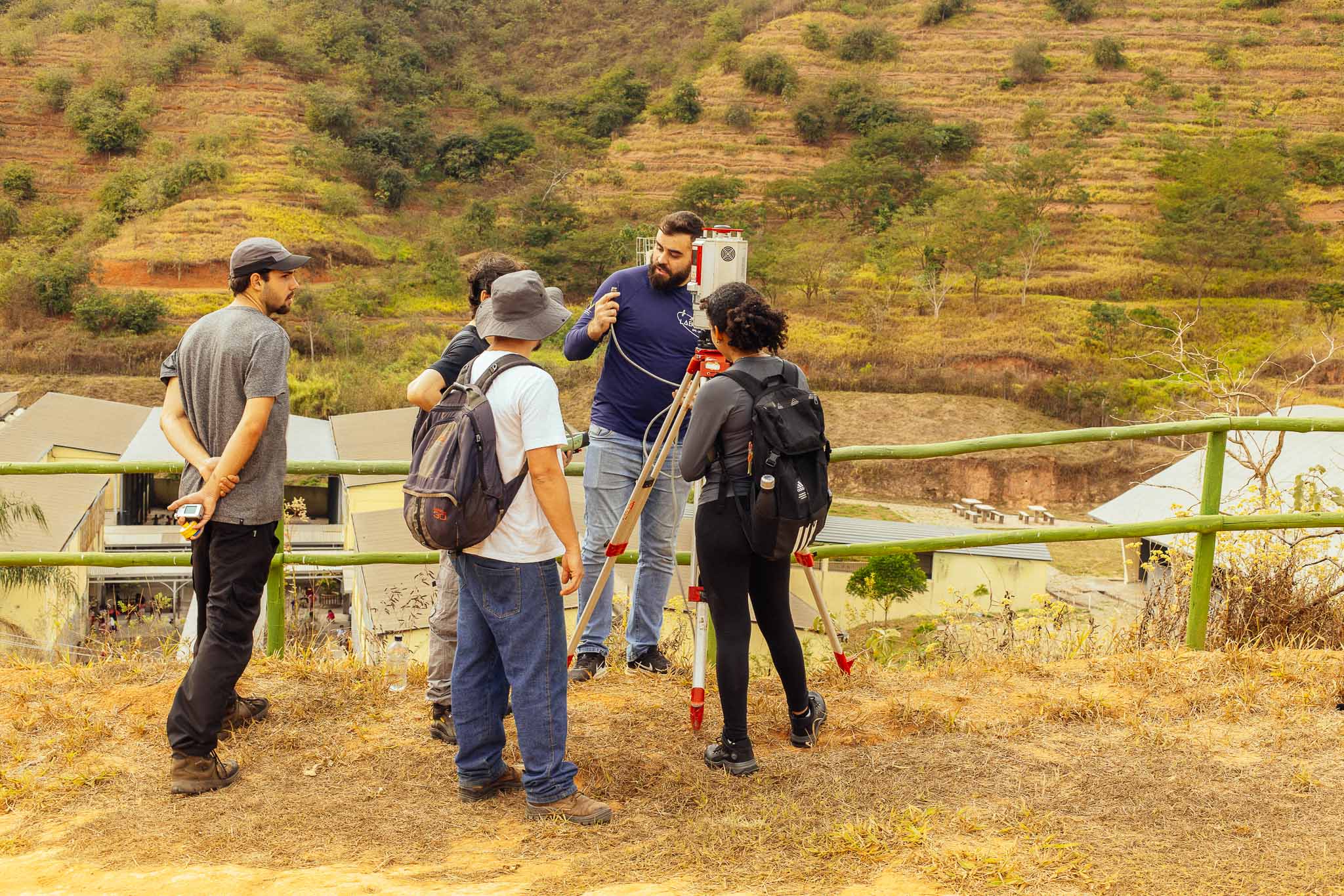 Monitoramento com laser scanner terrestre no Parque do Cristo