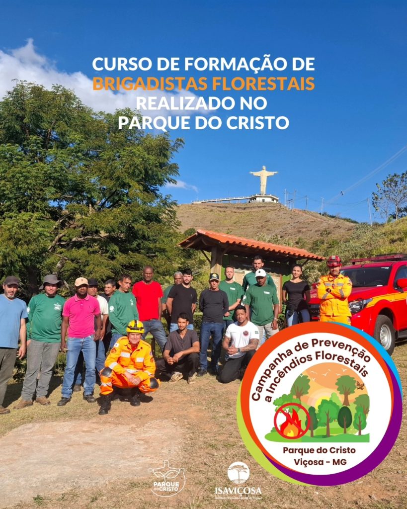 Curso de Formação de Brigadistas Florestais realizado no Parque do Cristo