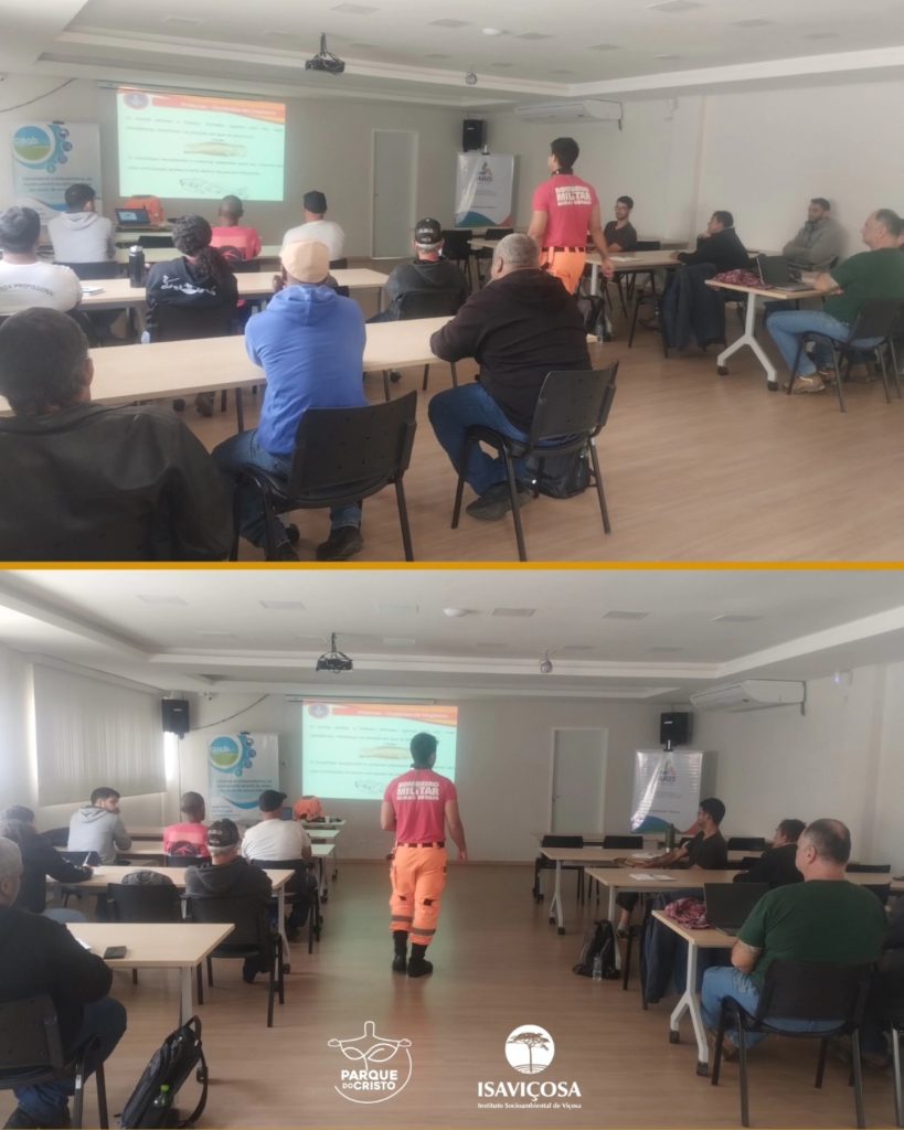 Curso de Formação de Brigadistas Florestais realizado no Parque do Cristo