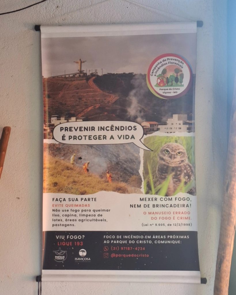 Curso de Formação de Brigadistas Florestais realizado no Parque do Cristo
