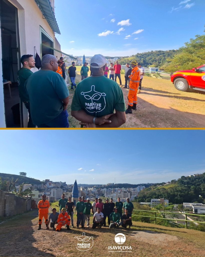 Curso de Formação de Brigadistas Florestais realizado no Parque do Cristo