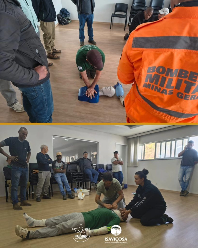Curso de Formação de Brigadistas Florestais realizado no Parque do Cristo