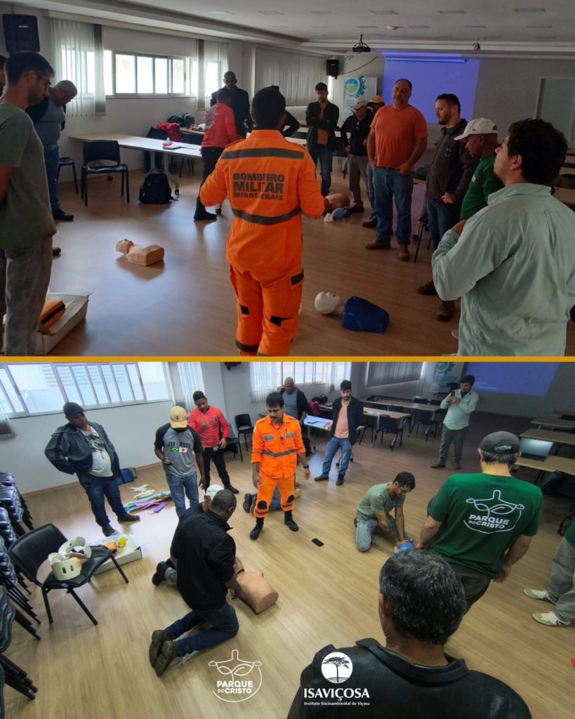 Curso de Formação de Brigadistas Florestais realizado no Parque do Cristo