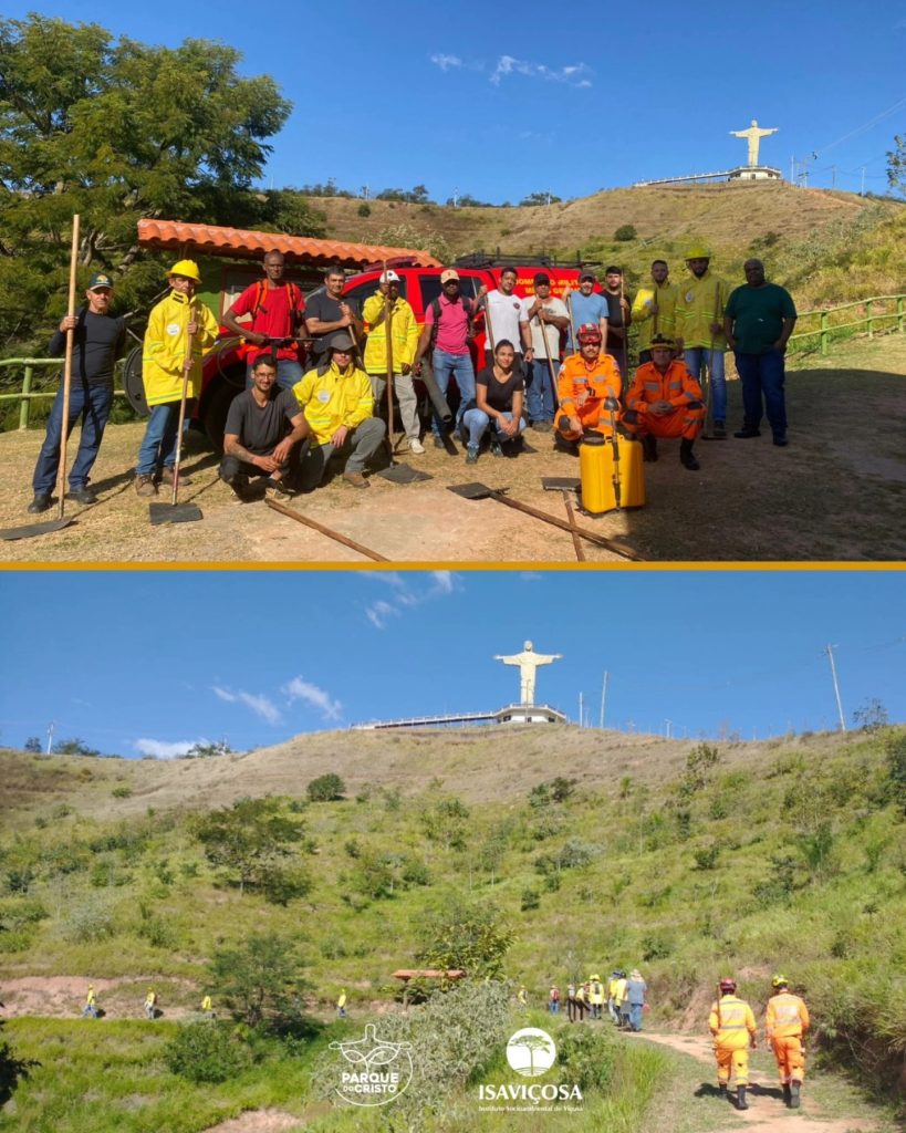 Curso de Formação de Brigadistas Florestais realizado no Parque do Cristo