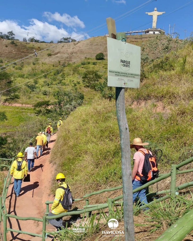 Curso de Formação de Brigadistas Florestais realizado no Parque do Cristo