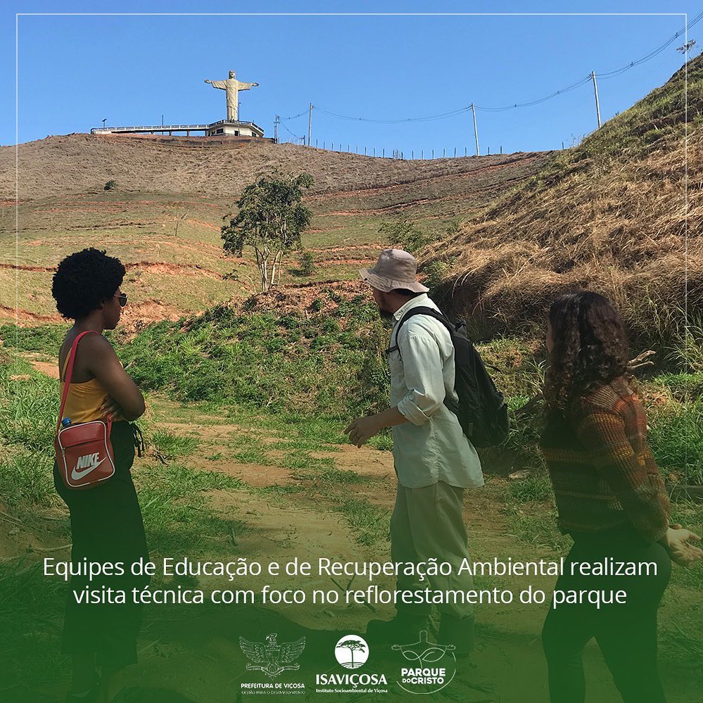 Equipes de Educação e de Recuperação Ambiental realizam visita técnica com foco no reflorestamento do parque