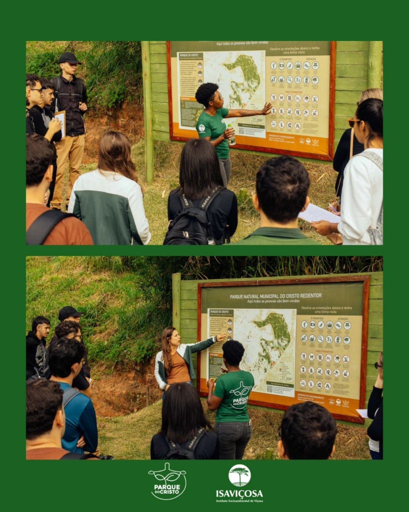 Estudantes da graduação em Geografia da UFV visitam o Parque do Cristo