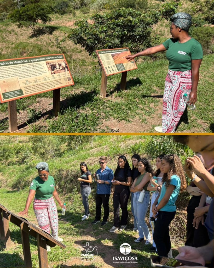 Estudantes de Ciências Biológicas da UFV visitam o Parque do Cristo