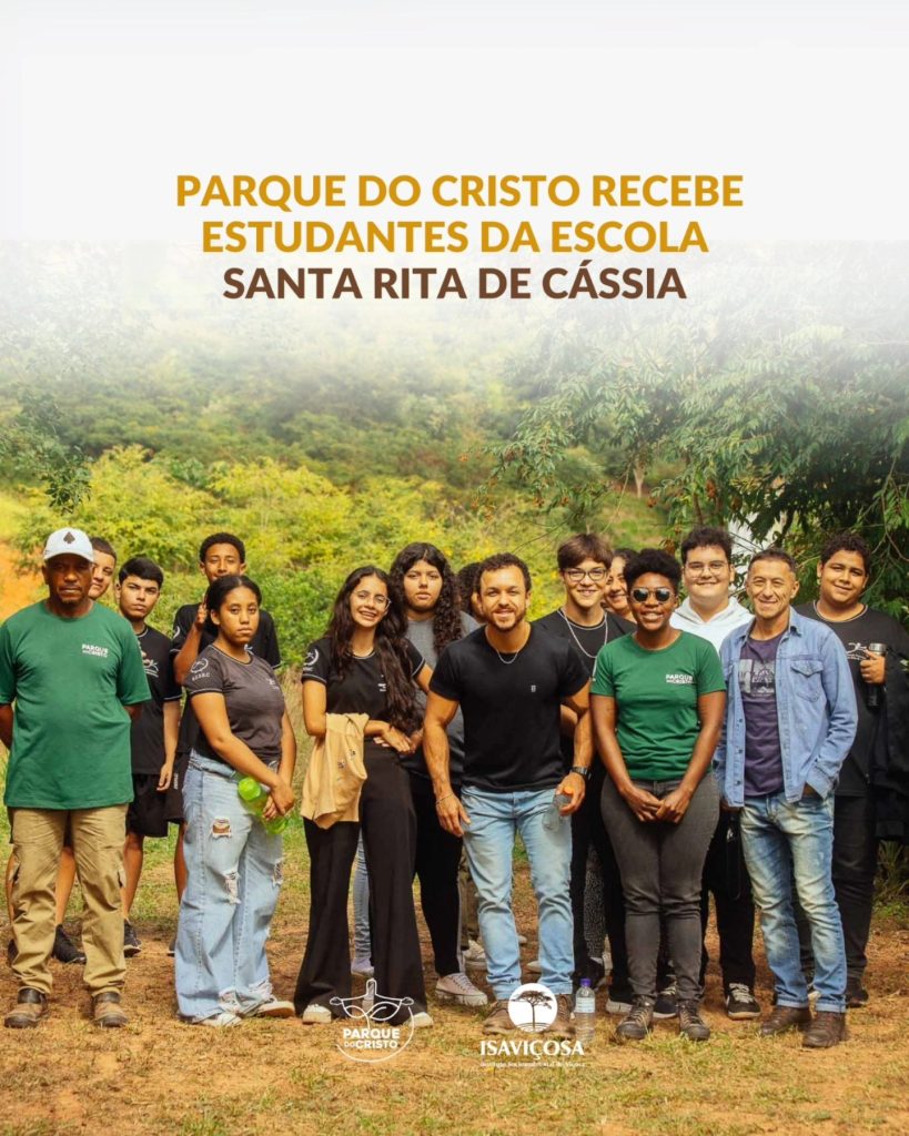 Estudantes do 1º ano da E.E. Santa Rita de Cássia visitam Parque do Cristo