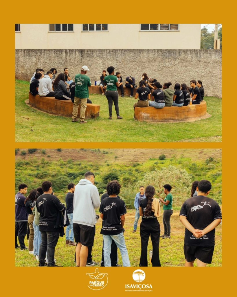 Estudantes do 1º ano da E.E. Santa Rita de Cássia visitam Parque do Cristo