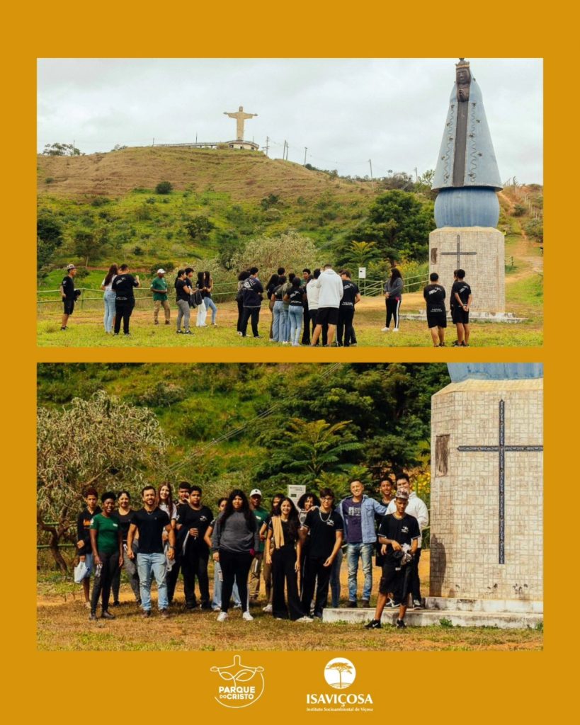 Estudantes do 1º ano da E.E. Santa Rita de Cássia visitam Parque do Cristo