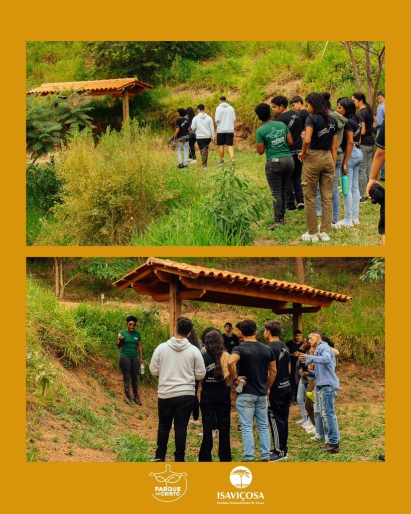 Estudantes do 1º ano da E.E. Santa Rita de Cássia visitam Parque do Cristo