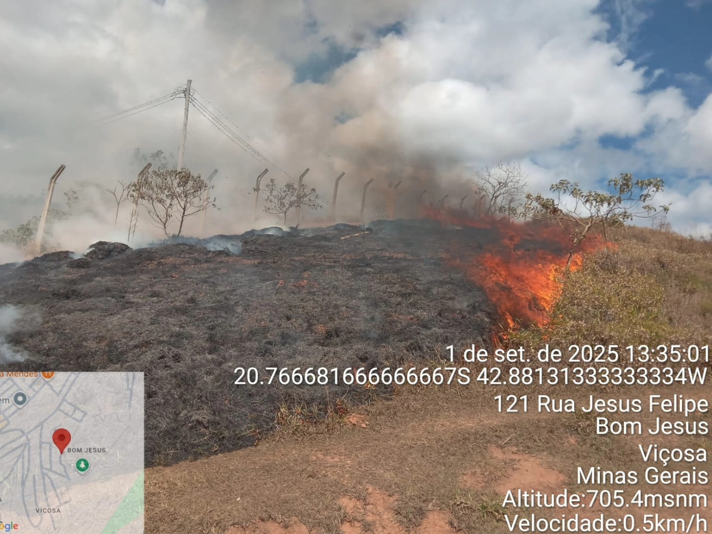Incêndio próximo ao Parque do Cristo: Alerta e Punição