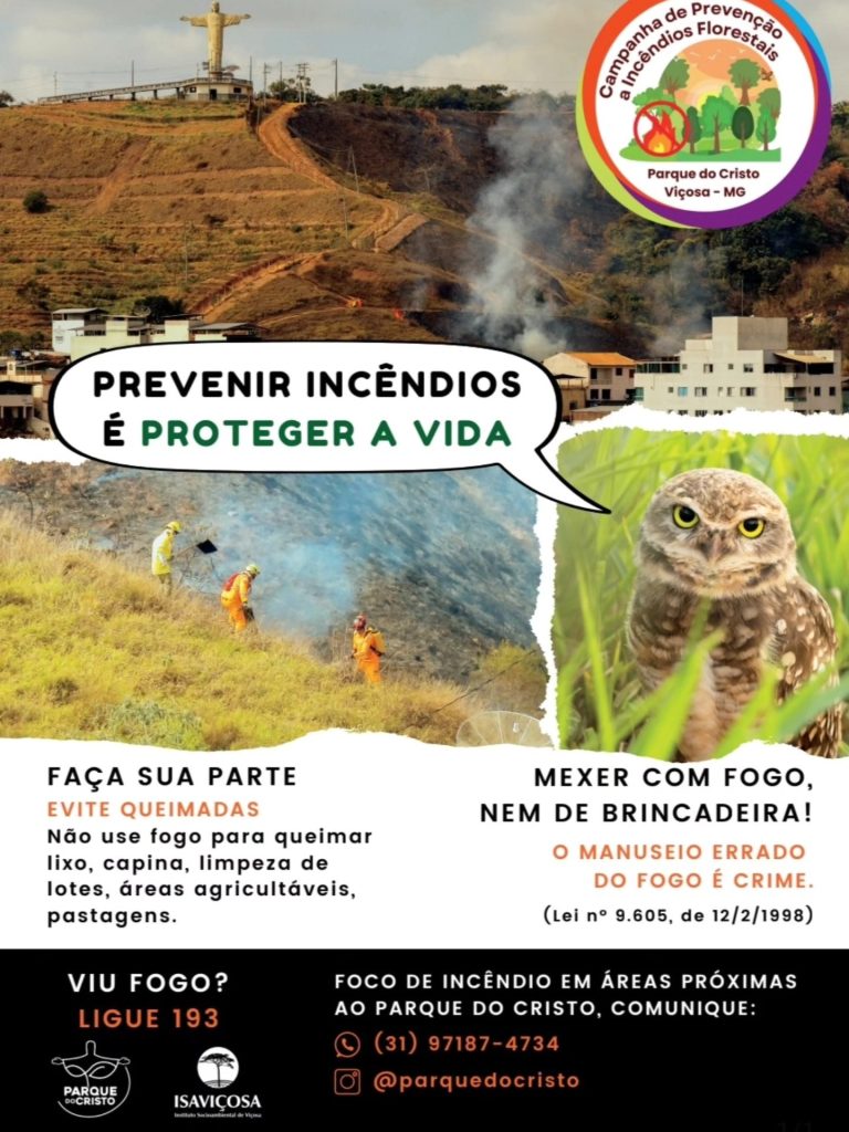 Incêndio próximo ao Parque do Cristo: Alerta e Punição