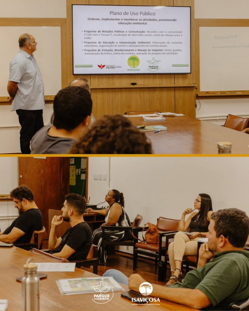 ISAVIÇOSA apresenta ao CODEMA proposta de continuidade dos trabalhos no Parque do Cristo
