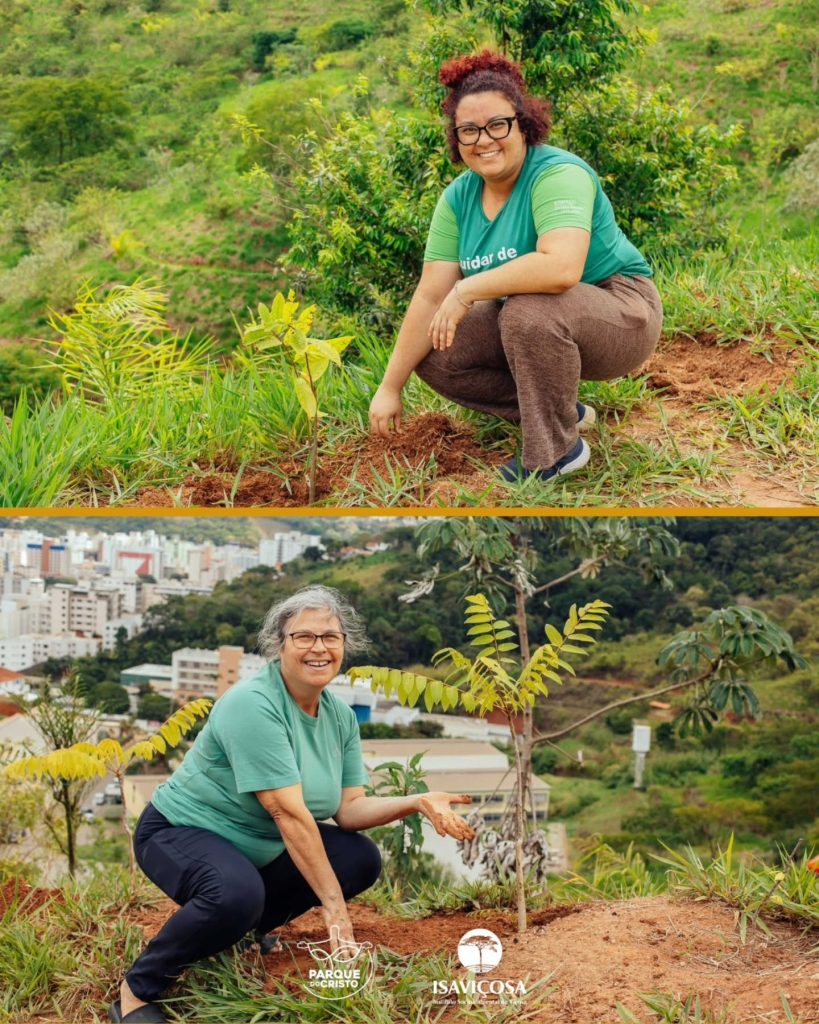 ISAVIÇOSA e Cooperativas de Viçosa realizam Dia de Cooperar 2025, no Parque do Cristo, com um animado Mutirão de Plantio
