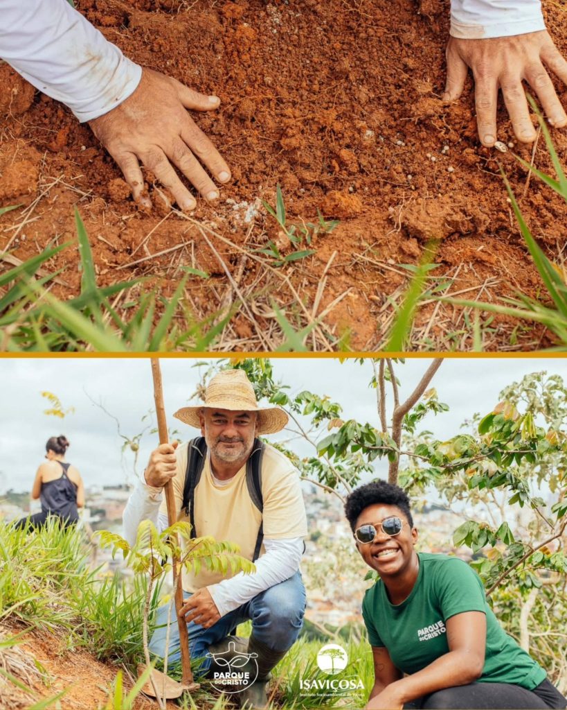 ISAVIÇOSA e Cooperativas de Viçosa realizam Dia de Cooperar 2025, no Parque do Cristo, com um animado Mutirão de Plantio
