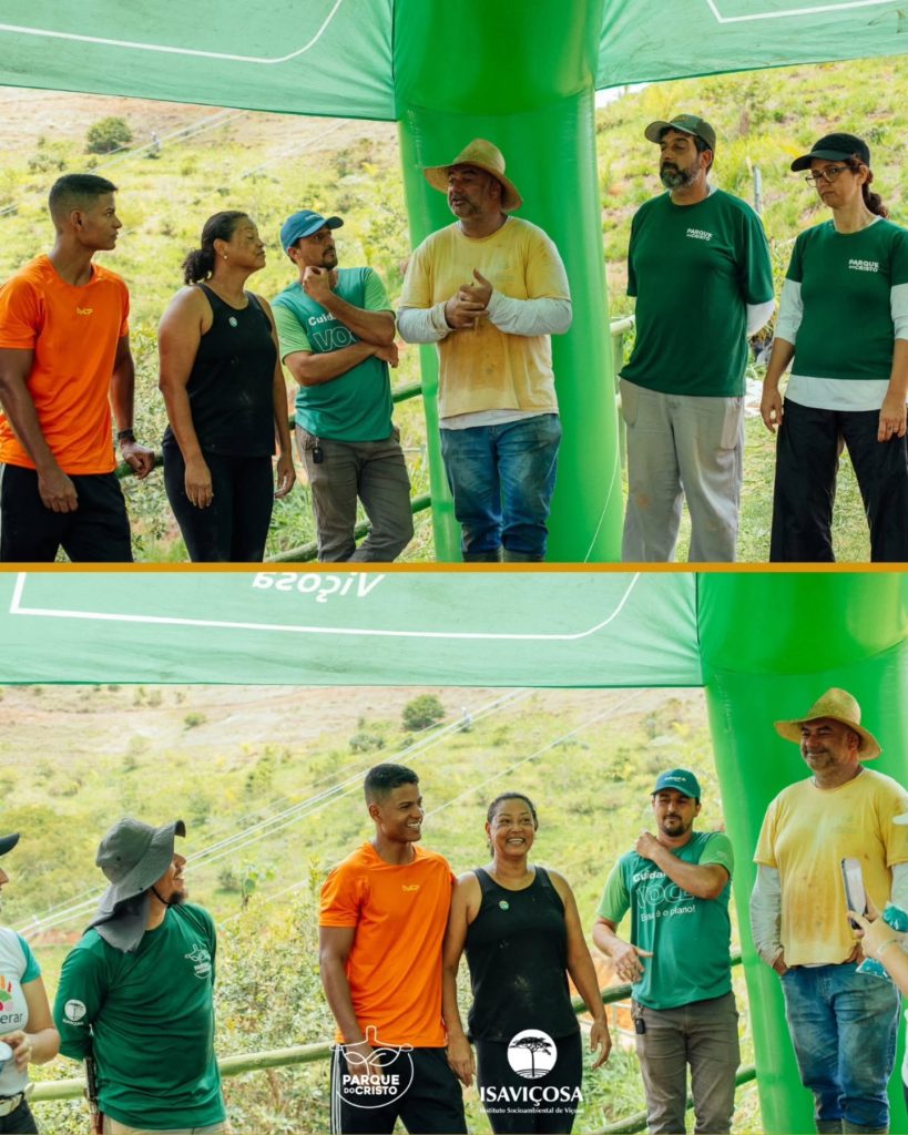 ISAVIÇOSA e Cooperativas de Viçosa realizam Dia de Cooperar 2025, no Parque do Cristo, com um animado Mutirão de Plantio
