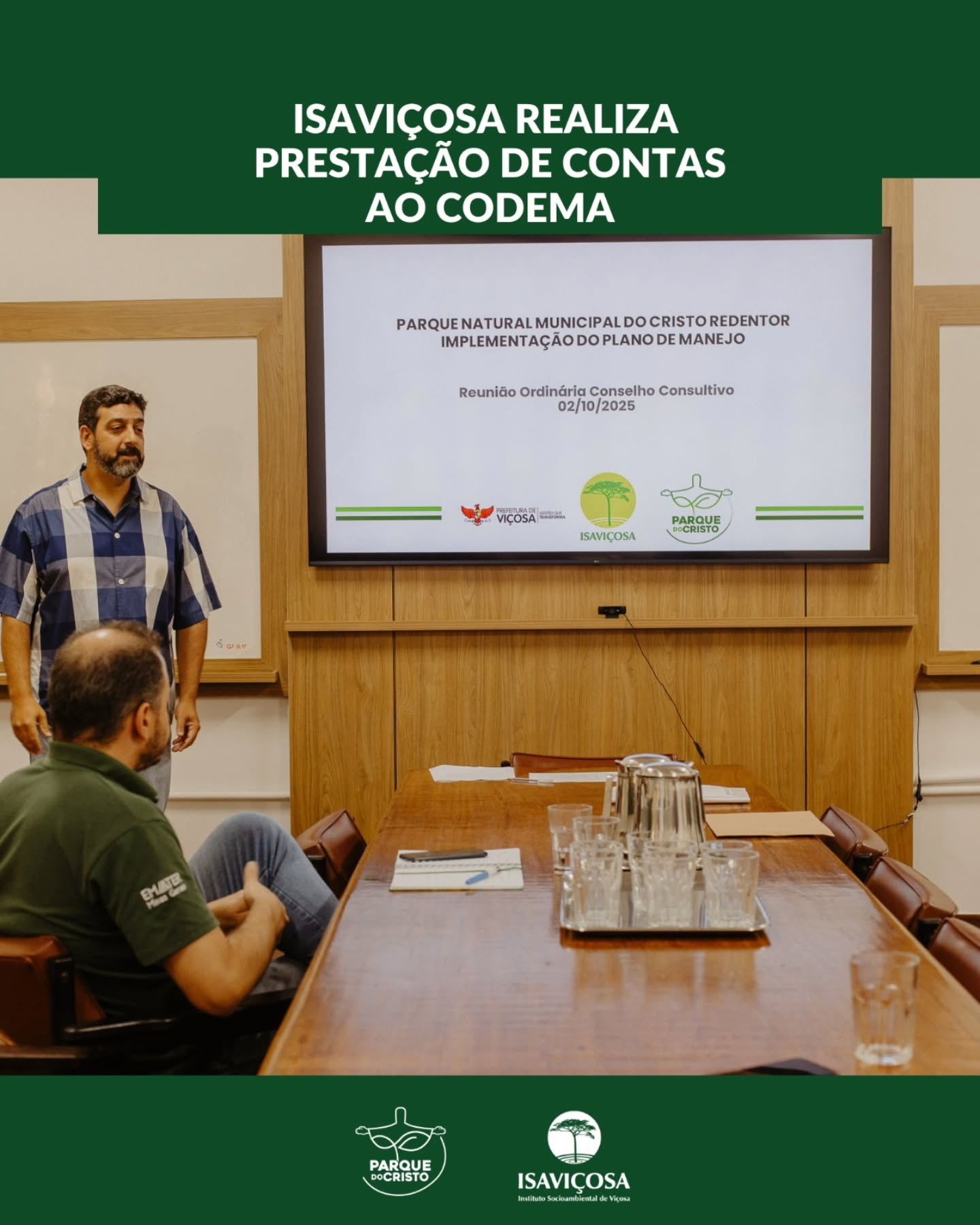 ISAVIÇOSA realiza prestação de contas ao CODEMA