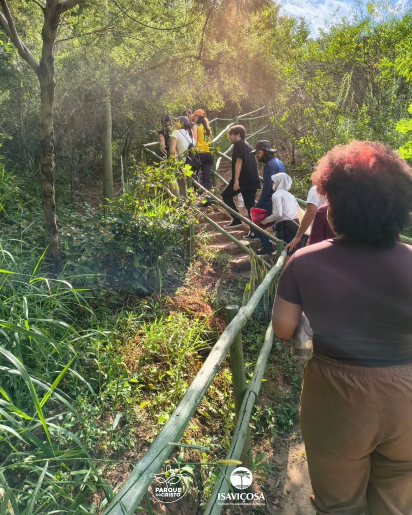 Licenciandos em Ciências Biológicas da UFV conhecem a implementação do Parque do Cristo