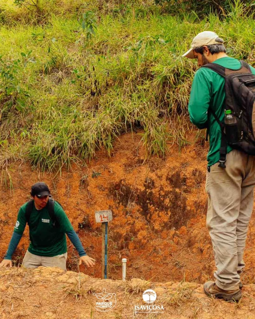 Monitoramento técnico das práticas de conservação de solo e água é realizado no Parque