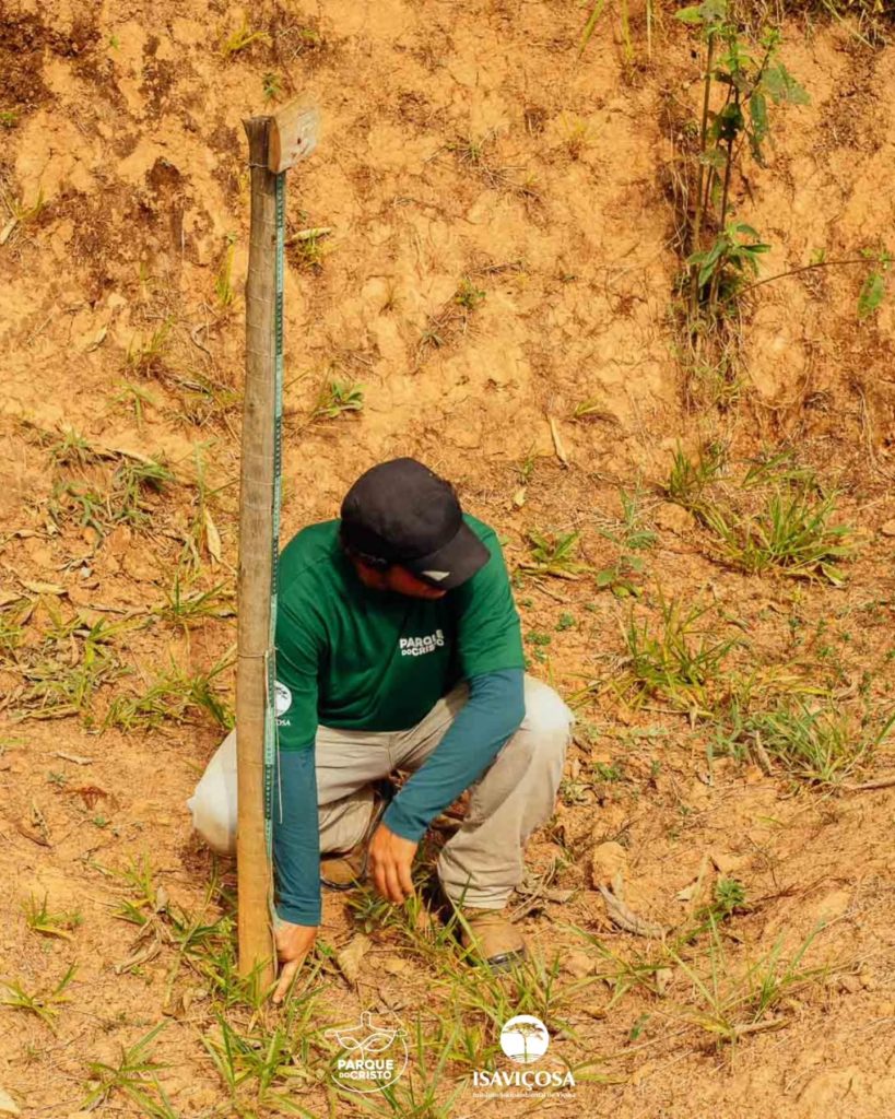 Monitoramento técnico das práticas de conservação de solo e água é realizado no Parque