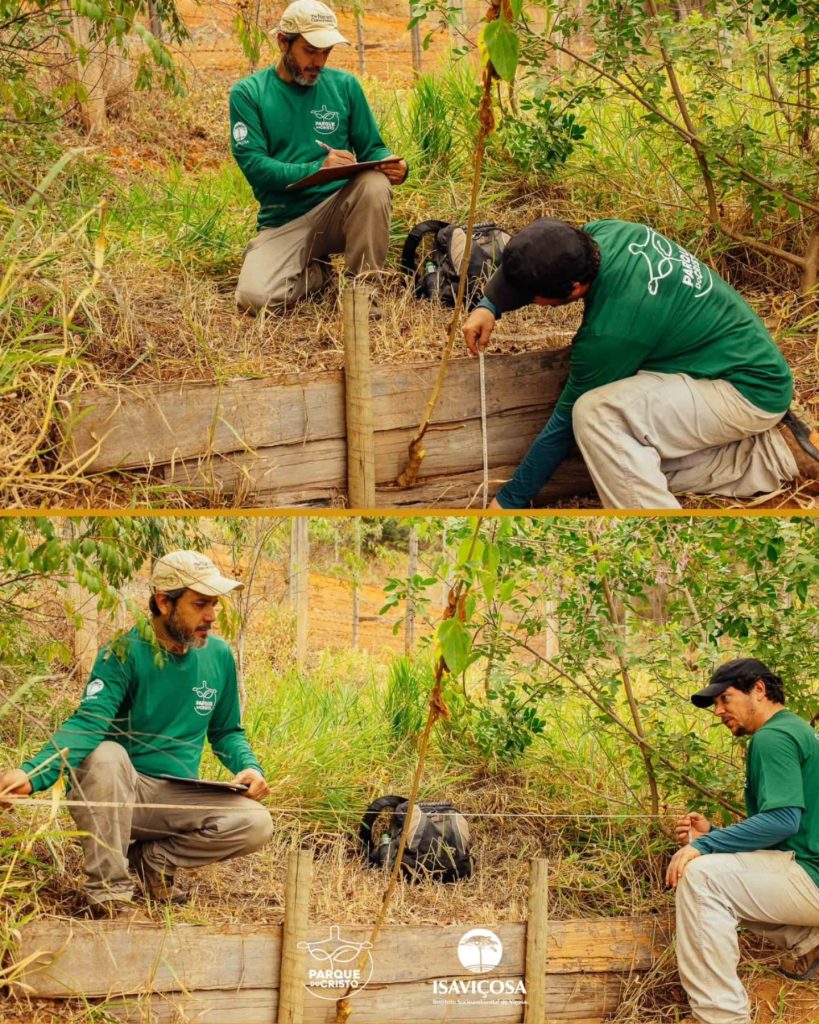 Monitoramento técnico das práticas de conservação de solo e água é realizado no Parque