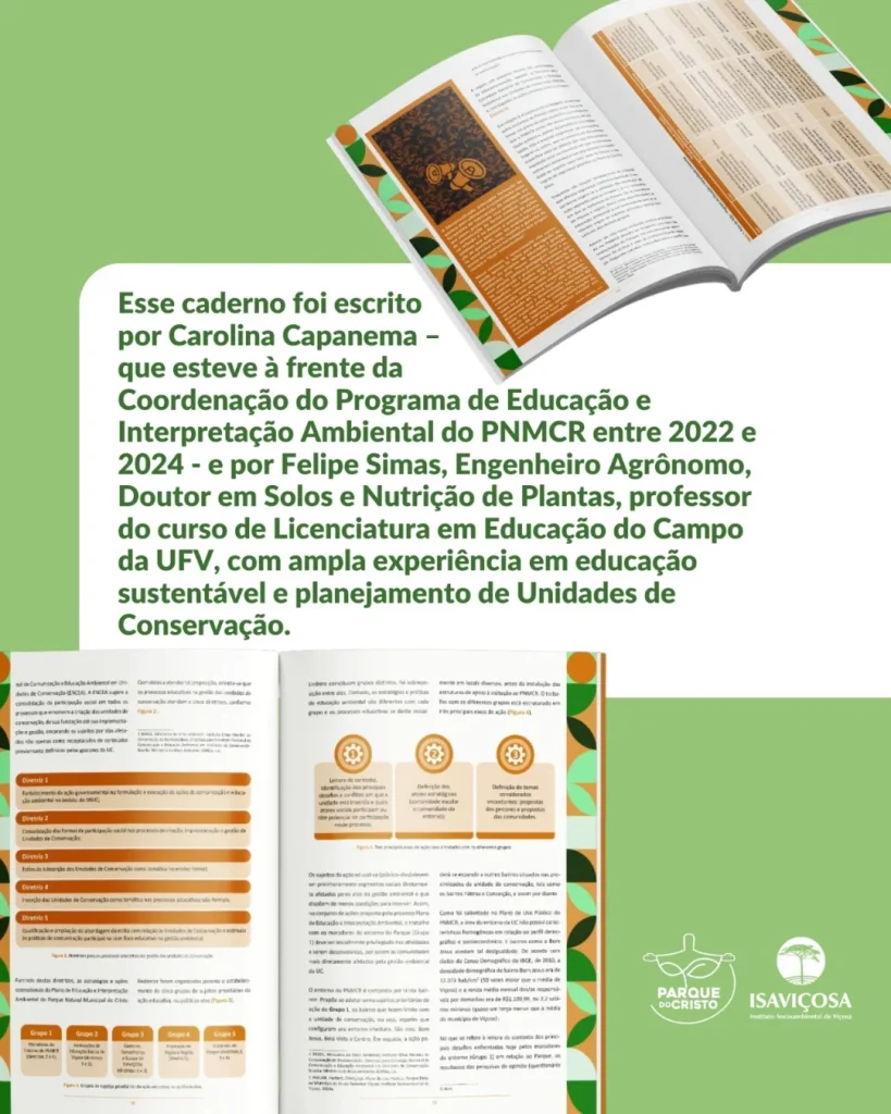 Os “Cadernos do Parque” já estão disponíveis no site do Parque do Cristo