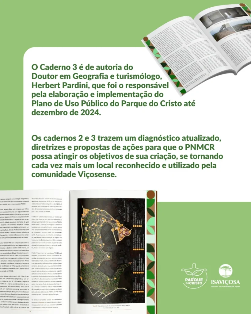 Os “Cadernos do Parque” já estão disponíveis no site do Parque do Cristo
