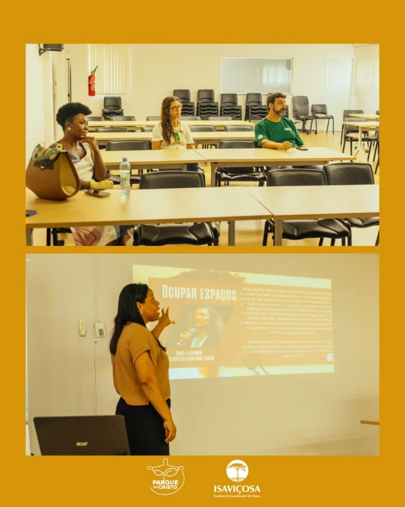 Palestra “Saúde mental da população negra” para equipe do Parque do Cristo