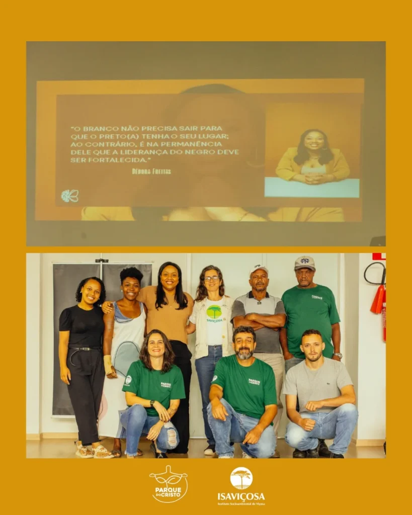 Palestra “Saúde mental da população negra” para equipe do Parque do Cristo