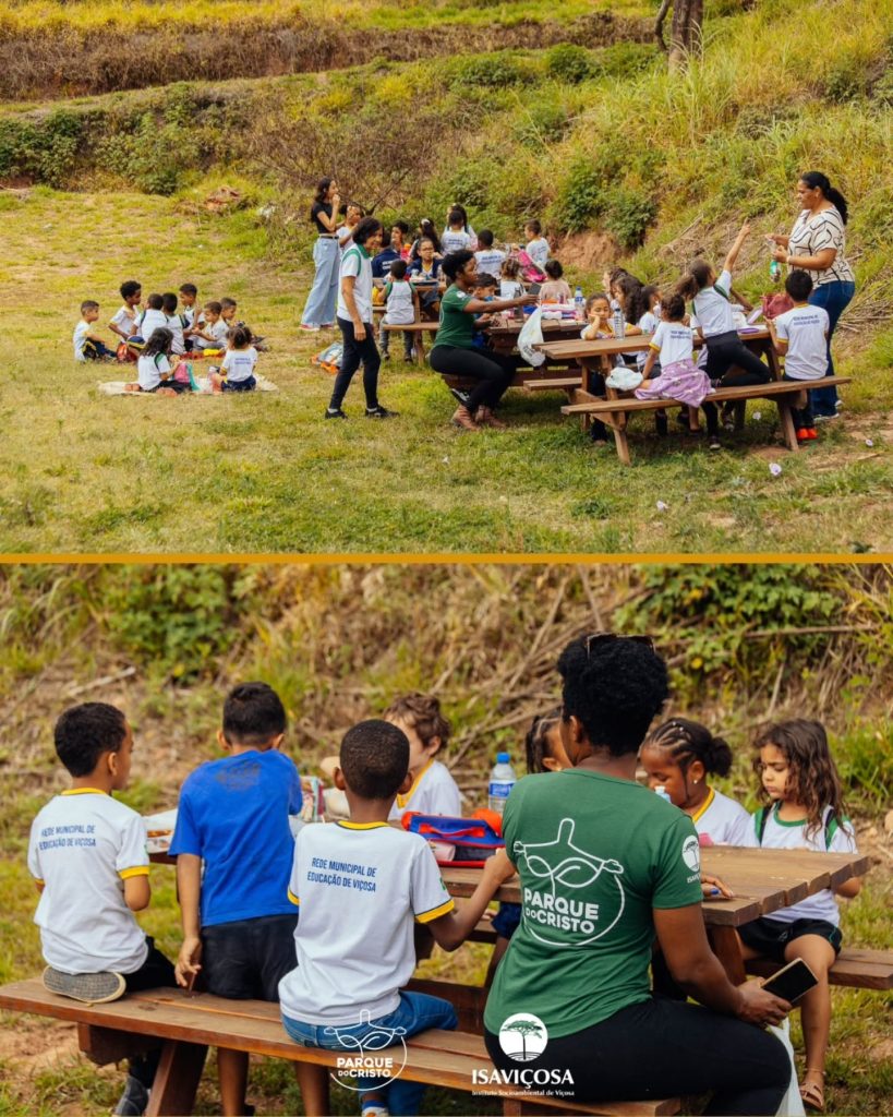 Parque do Cristo comemora aniversário com caminhada e piquenique para as crianças