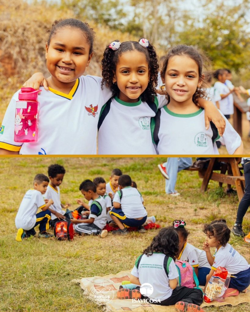 Parque do Cristo comemora aniversário com caminhada e piquenique para as crianças