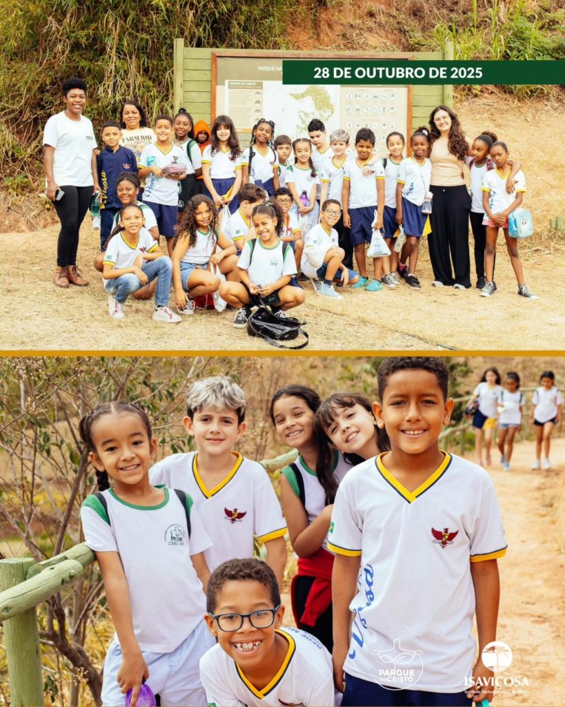 Parque do Cristo comemora aniversário com caminhada e piquenique para as crianças