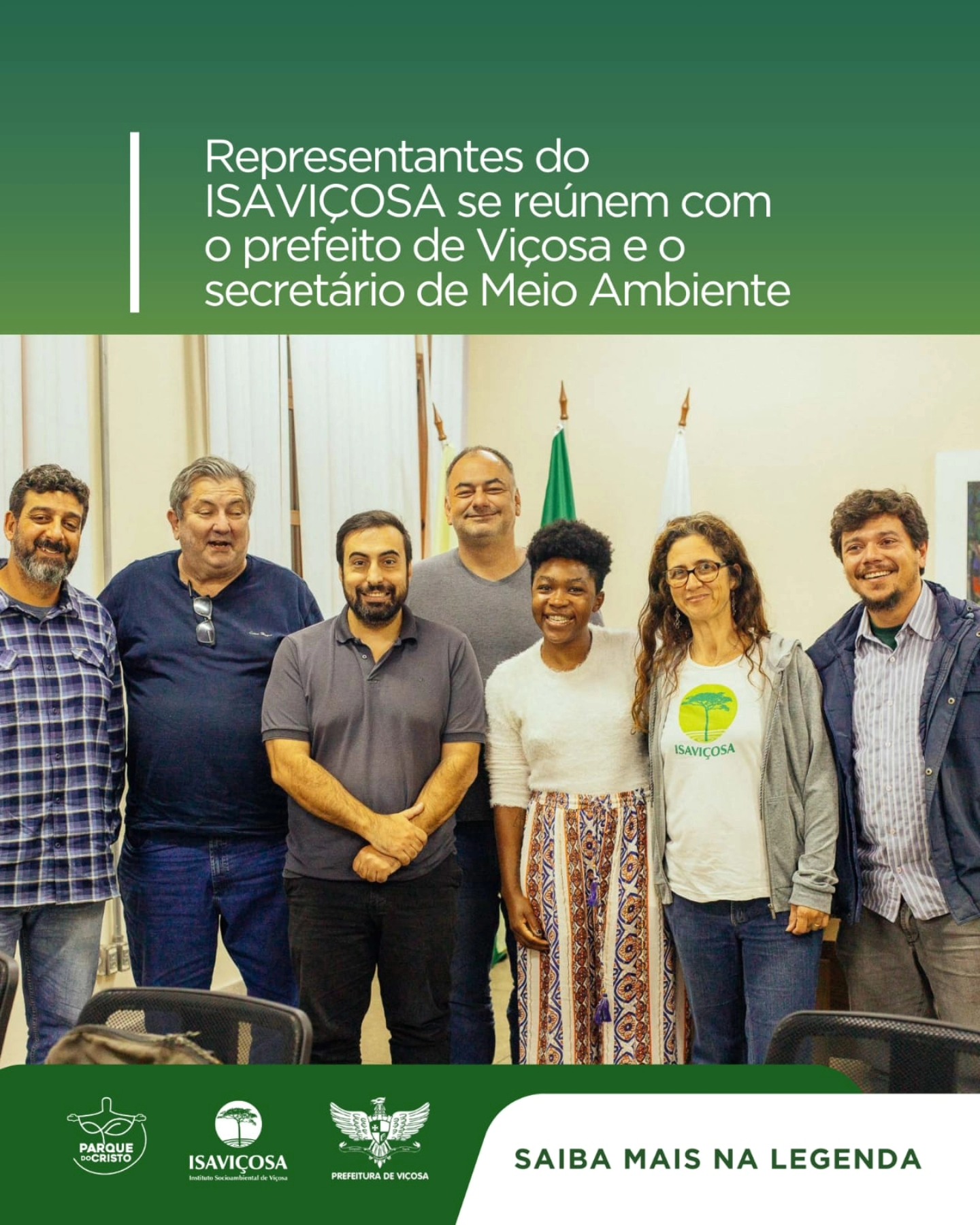 Parque do Cristo em pauta na reunião do ISAVIÇOSA com o governo municipal