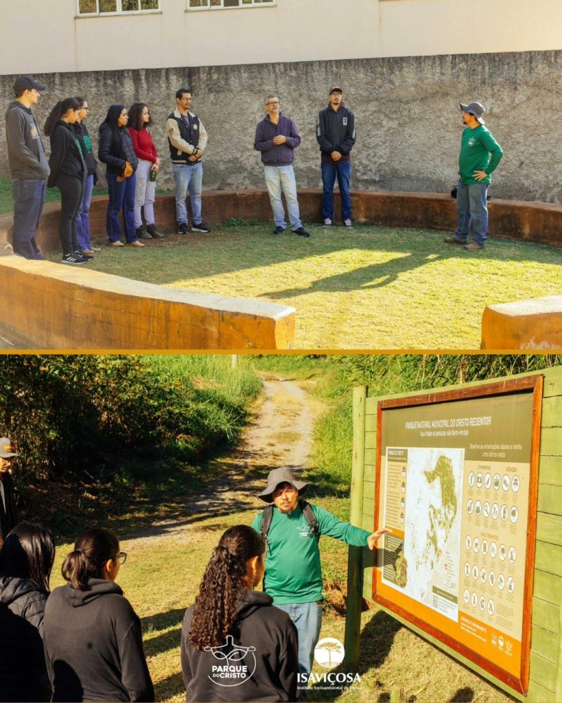 Parque do Cristo recebe visita de estudantes de pós-graduação em Engenharia Agrícola