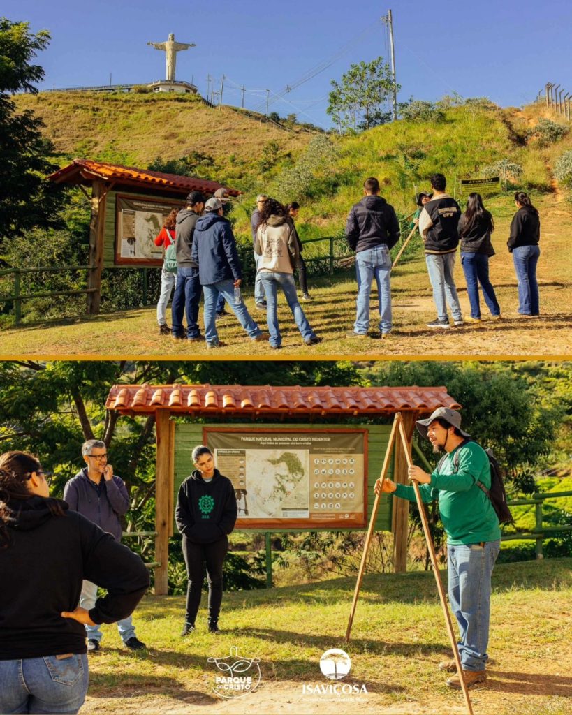 Parque do Cristo recebe visita de estudantes de pós-graduação em Engenharia Agrícola