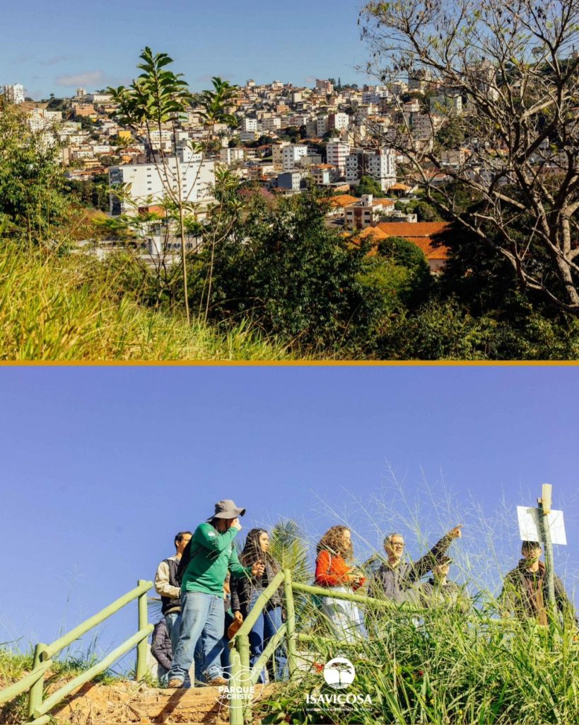 Parque do Cristo recebe visita de estudantes de pós-graduação em Engenharia Agrícola