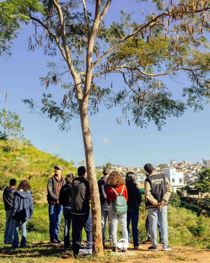 Parque do Cristo recebe visita de estudantes de pós-graduação em Engenharia Agrícola