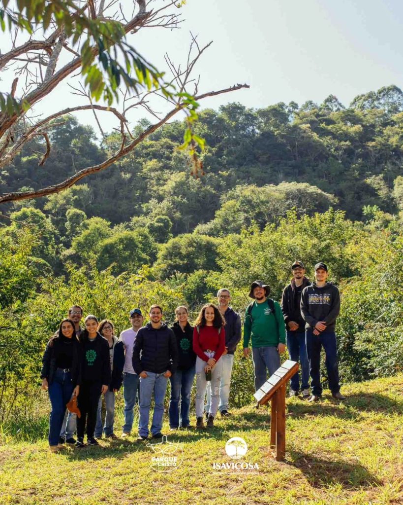 Parque do Cristo recebe visita de estudantes de pós-graduação em Engenharia Agrícola